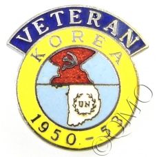Korea / Korean War Veterans 1950 - 1953 Lapel Pin Badge